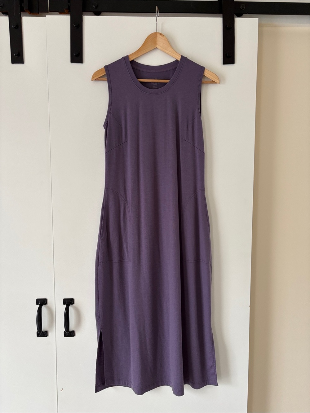 Woolx Cassie Sleeveless Purple Midi Dress - Size S